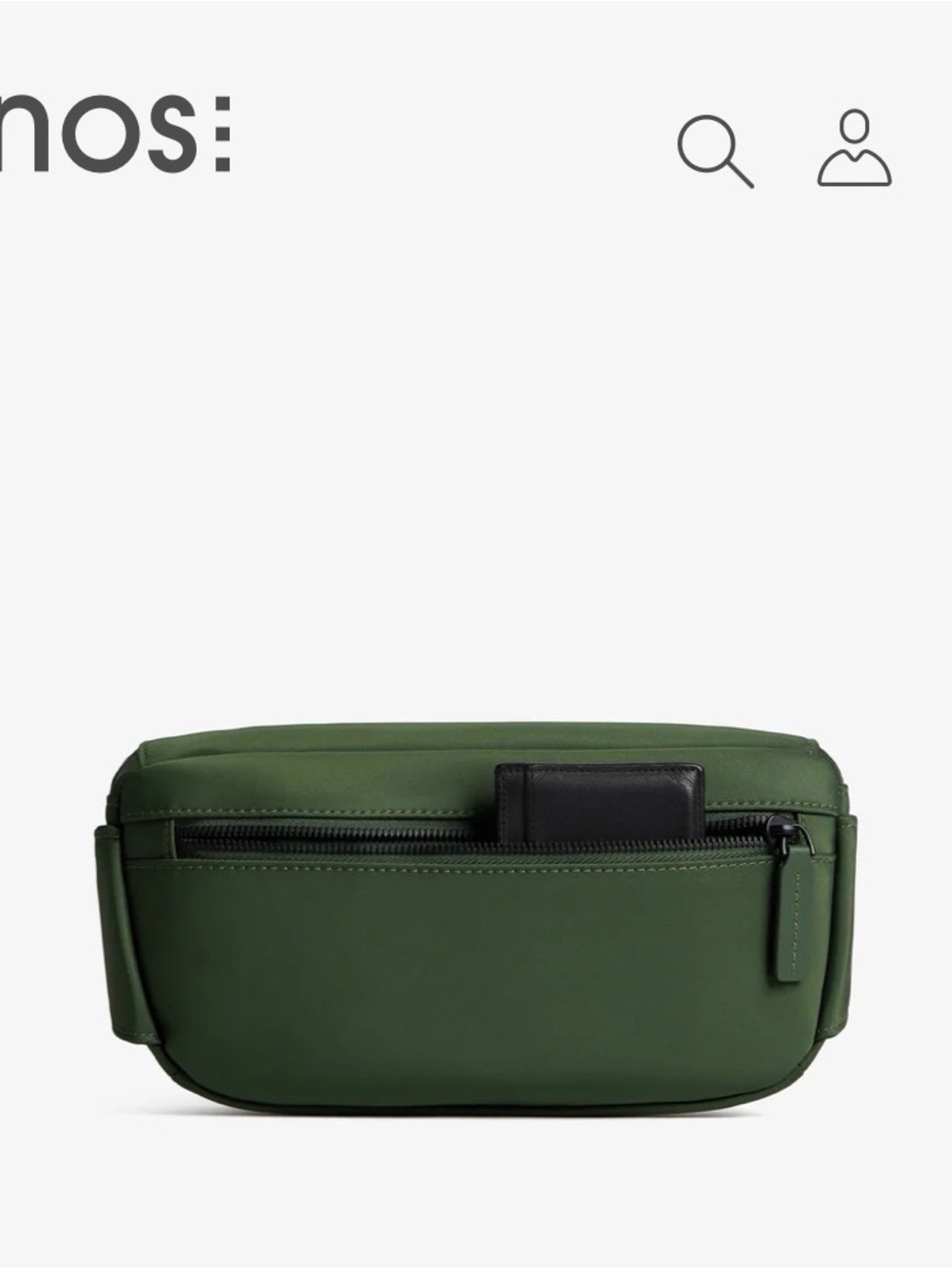 MONOS Olive Green Men's Belt Bag - Picture 4 of 8